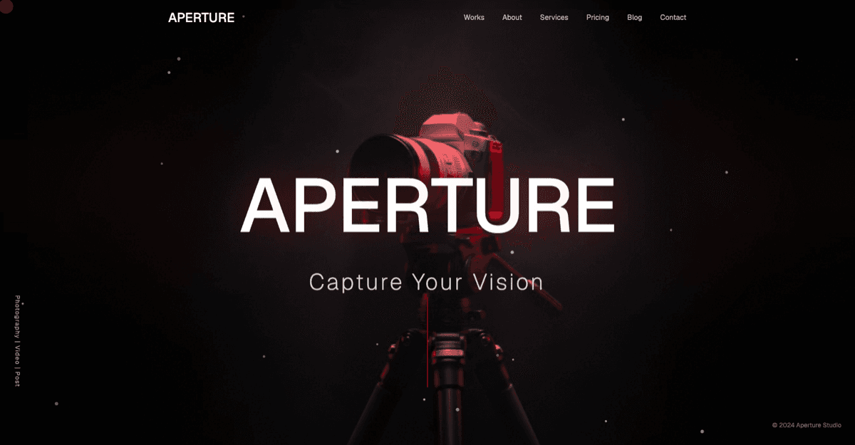 Aperture screenshot