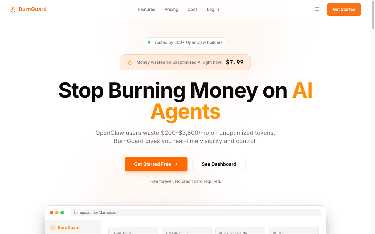 BurnGuard screenshot