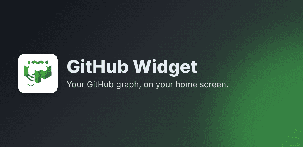 GitHub Widget screenshot