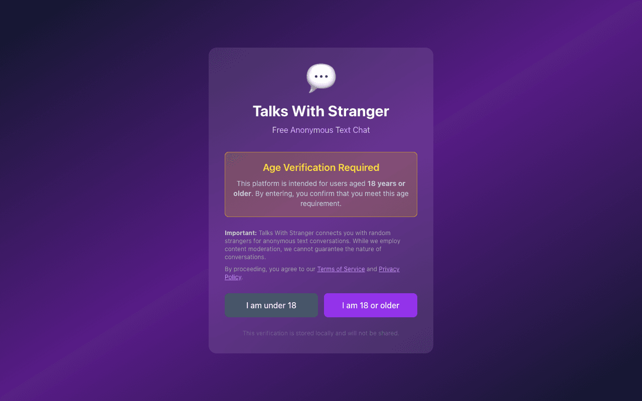 Talks With Stranger screenshot
